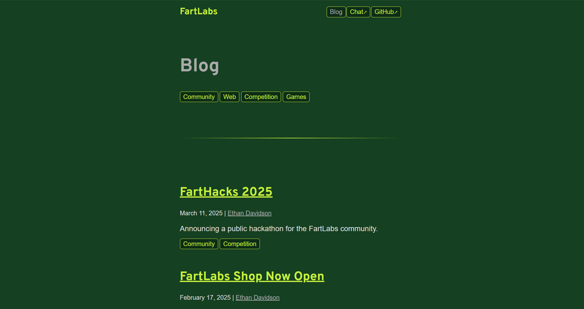 Ethan Davidson's submission from Devpost